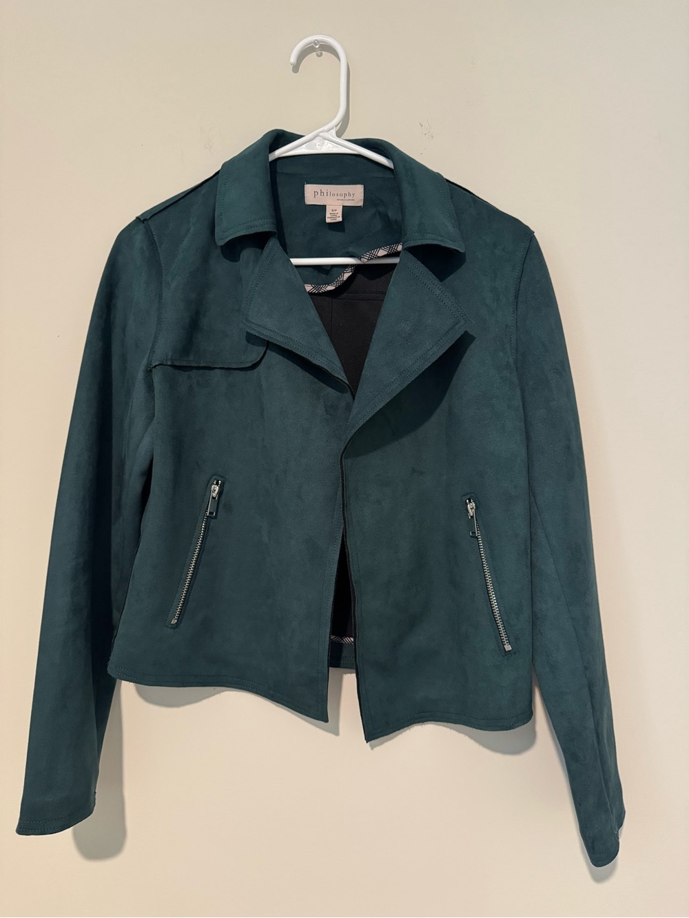 Philosophy Faux Suede Jacket